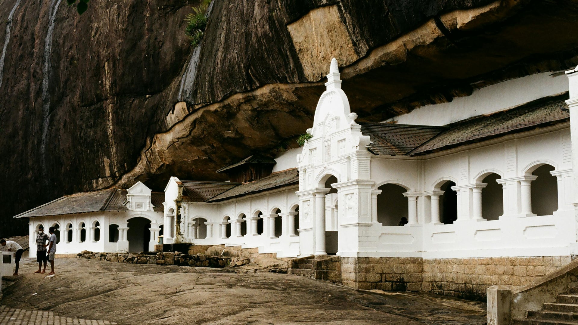 Sacred Buddhist temple Sri Lanka